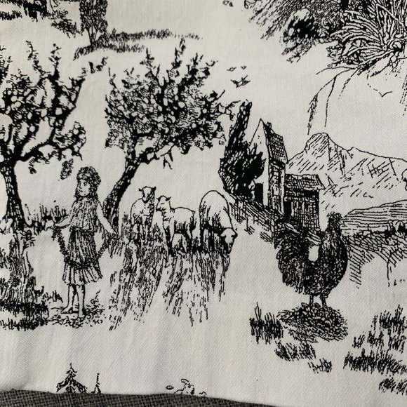 Philosophy Republic Clothing Pants Farm Animal Country Print Small off White Mid - Picture 14 of 16